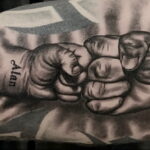 Рисунок татуировки с кулаком 06.12.2020 №175 -fist tattoo- tatufoto.com