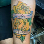 Тату роза на запястье пример 01.12.2020 №008 -rose tattoo on forearm- tatufoto.com