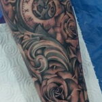 Тату роза на запястье пример 01.12.2020 №015 -rose tattoo on forearm- tatufoto.com