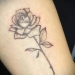 Тату роза на запястье пример 01.12.2020 №025 -rose tattoo on forearm- tatufoto.com