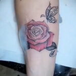 Тату роза на запястье пример 01.12.2020 №027 -rose tattoo on forearm- tatufoto.com