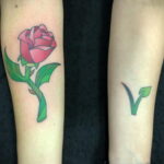 Тату роза на запястье пример 01.12.2020 №032 -rose tattoo on forearm- tatufoto.com