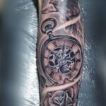 Тату роза на запястье пример 01.12.2020 №034 -rose tattoo on forearm- tatufoto.com