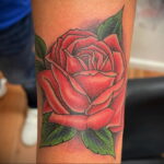 Тату роза на запястье пример 01.12.2020 №037 -rose tattoo on forearm- tatufoto.com