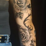 Тату роза на запястье пример 01.12.2020 №084 -rose tattoo on forearm- tatufoto.com