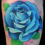 Тату роза на предплечье мужская 01.12.2020 №034 -Men rose tattoo- tatufoto.com