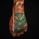 Татуировка на кулаке 06.12.2020 №022 -tattoo on fist- tatufoto.com