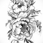 Эскиз для тату роза на предплечье 01.12.2020 №044 -rose tattoo- tatufoto.com