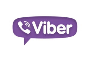 Фото тату логотипа Viber: фиолетовое облачко с белым телефонным аппаратом и надписью 'Viber', современный дизайн.
