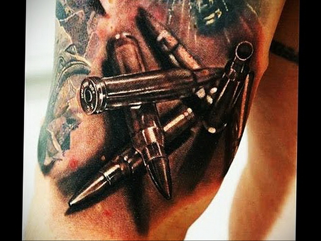 Эскиз Татуировки пуля