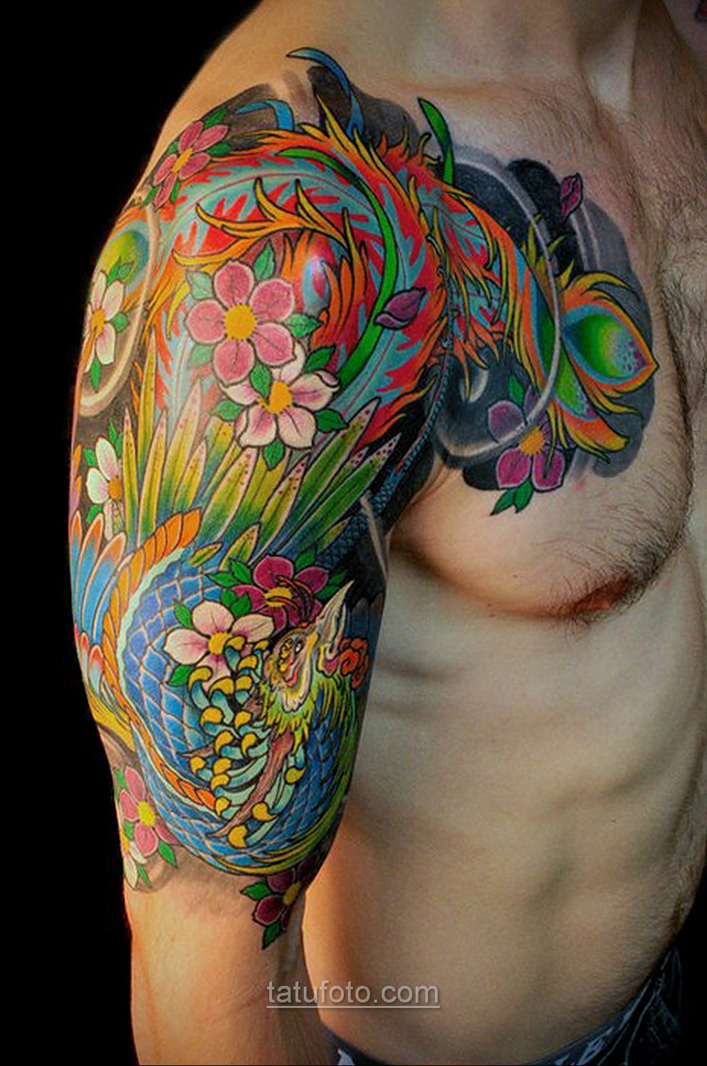 Цветная тату для мужчин. Цветные тату. Разноцветные тату. Красивые цветные Татуировки. Цветные тату мужские.