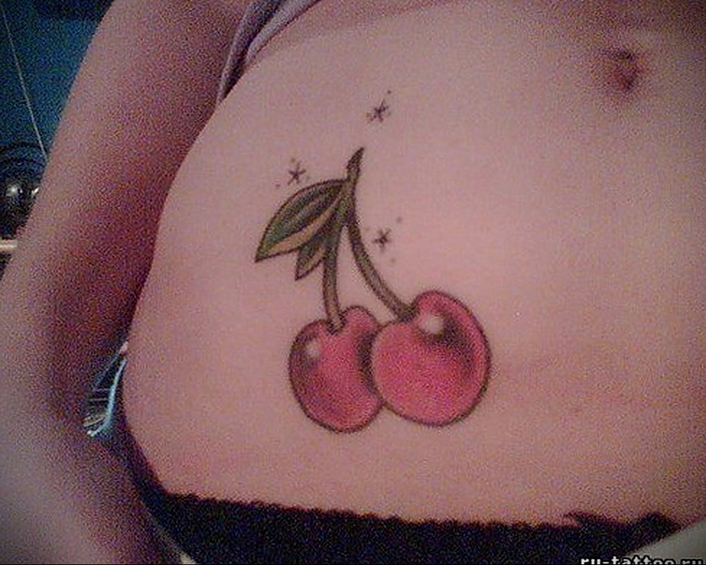 Фото тату <b>вишня</b> 07.01.2021 № 1039 -cherry tattoo- tatufoto.com. 