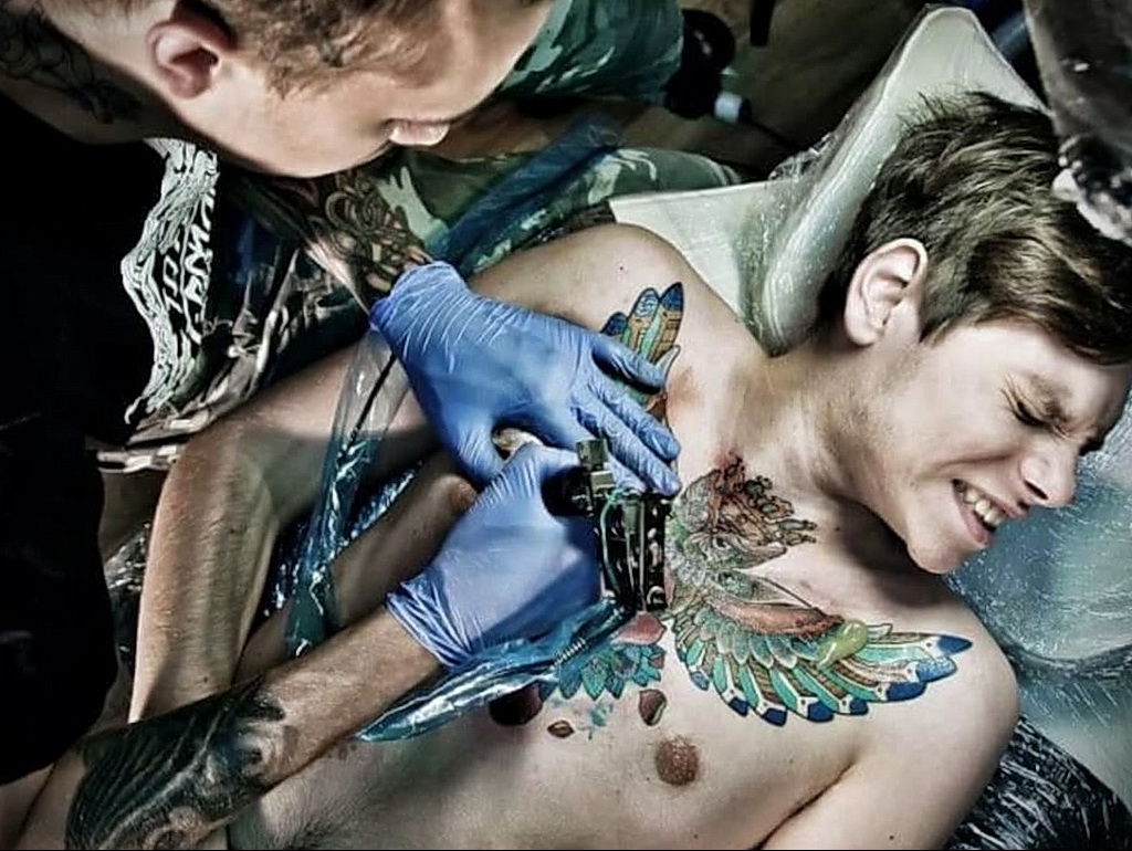 Боль при нанесении тату - tattoo pain - фото 26012021 3