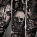Ганнибал Лектер – фото тату 13.01.2021 №0005 -Hannibal Lecter Tattoo- tatufoto.com