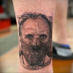 Ганнибал Лектер – фото тату 13.01.2021 №0006 -Hannibal Lecter Tattoo- tatufoto.com
