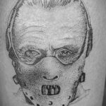 Ганнибал Лектер – фото тату 13.01.2021 №0012 -Hannibal Lecter Tattoo- tatufoto.com