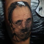 Ганнибал Лектер – фото тату 13.01.2021 №0014 -Hannibal Lecter Tattoo- tatufoto.com