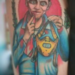 Ганнибал Лектер – фото тату 13.01.2021 №0035 -Hannibal Lecter Tattoo- tatufoto.com