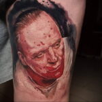 Ганнибал Лектер – фото тату 13.01.2021 №0037 -Hannibal Lecter Tattoo- tatufoto.com