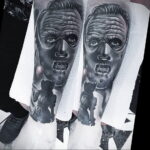 Ганнибал Лектер – фото тату 13.01.2021 №0038 -Hannibal Lecter Tattoo- tatufoto.com
