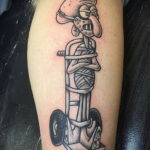 Ганнибал Лектер – фото тату 13.01.2021 №0044 -Hannibal Lecter Tattoo- tatufoto.com