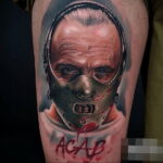 Ганнибал Лектер – фото тату 13.01.2021 №0045 -Hannibal Lecter Tattoo- tatufoto.com