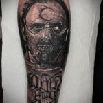 Ганнибал Лектер – фото тату 13.01.2021 №0048 -Hannibal Lecter Tattoo- tatufoto.com