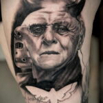 Ганнибал Лектер – фото тату 13.01.2021 №0060 -Hannibal Lecter Tattoo- tatufoto.com