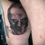 Ганнибал Лектер – фото тату 13.01.2021 №0064 -Hannibal Lecter Tattoo- tatufoto.com