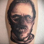 Ганнибал Лектер – фото тату 13.01.2021 №0067 -Hannibal Lecter Tattoo- tatufoto.com