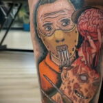 Ганнибал Лектер – фото тату 13.01.2021 №0068 -Hannibal Lecter Tattoo- tatufoto.com