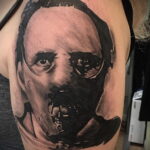 Ганнибал Лектер – фото тату 13.01.2021 №0076 -Hannibal Lecter Tattoo- tatufoto.com