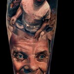 Ганнибал Лектер – фото тату 13.01.2021 №0078 -Hannibal Lecter Tattoo- tatufoto.com