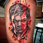 Декстер Морган – фото тату 13.01.2021 №0016 -Dexter morgan tattoo- tatufoto.com