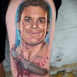 Декстер Морган – фото тату 13.01.2021 №0017 -Dexter morgan tattoo- tatufoto.com