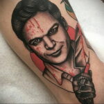 Декстер Морган – фото тату 13.01.2021 №0035 -Dexter morgan tattoo- tatufoto.com