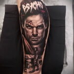 Декстер Морган – фото тату 13.01.2021 №0036 -Dexter morgan tattoo- tatufoto.com