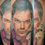 Декстер Морган – фото тату 13.01.2021 №0037 -Dexter morgan tattoo- tatufoto.com