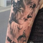 Джон Крамер (Пила) – фото тату 13.01.2021 №0013 -saw tattoo- tatufoto.com