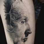 Джон Крамер (Пила) – фото тату 13.01.2021 №0023 -saw tattoo- tatufoto.com