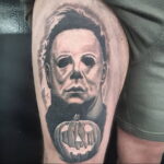 Майкл Майерс – фото тату 13.01.2021 №0001 -Michael Myers tattoo- tatufoto.com