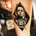 Майкл Майерс – фото тату 13.01.2021 №0002 -Michael Myers tattoo- tatufoto.com