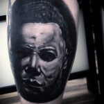 Майкл Майерс – фото тату 13.01.2021 №0006 -Michael Myers tattoo- tatufoto.com