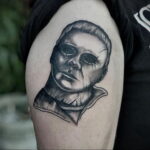 Майкл Майерс – фото тату 13.01.2021 №0027 -Michael Myers tattoo- tatufoto.com