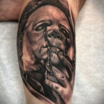 Майкл Майерс – фото тату 13.01.2021 №0033 -Michael Myers tattoo- tatufoto.com