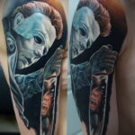 Майкл Майерс – фото тату 13.01.2021 №0034 -Michael Myers tattoo- tatufoto.com