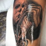 Майкл Майерс – фото тату 13.01.2021 №0039 -Michael Myers tattoo- tatufoto.com