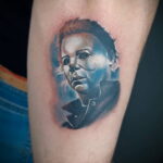 Майкл Майерс – фото тату 13.01.2021 №0040 -Michael Myers tattoo- tatufoto.com