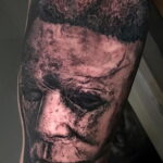 Майкл Майерс – фото тату 13.01.2021 №0041 -Michael Myers tattoo- tatufoto.com