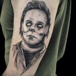Майкл Майерс – фото тату 13.01.2021 №0042 -Michael Myers tattoo- tatufoto.com